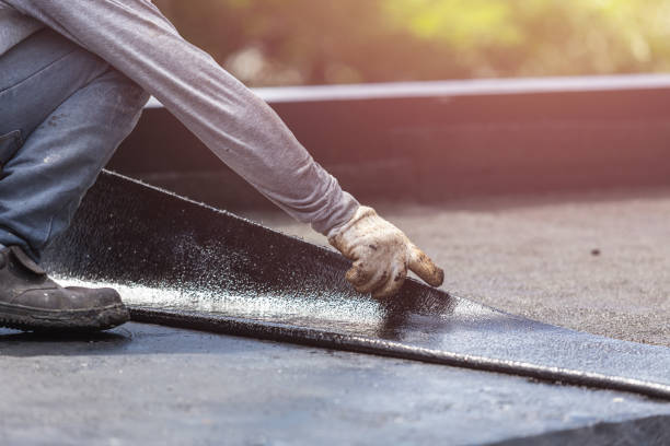 Professional Waterproofing technician working in Verona, OH